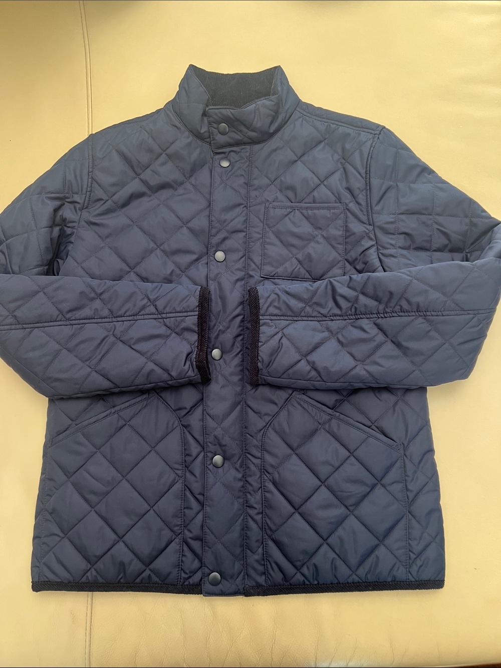 J. Crew Kids' Sz XL Quilted Field Navy Puffer Jacket